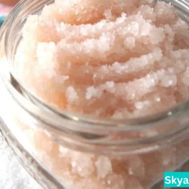 How to Make Pink Salt Scrub at Home